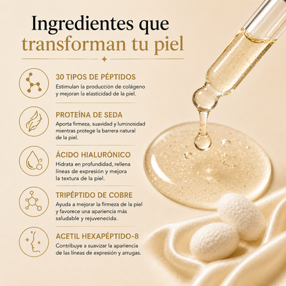 Sérum Facial de Péptidos de Colágeno